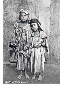 ALGER 101 ENFANTS ARABES PORTRAIT 1902